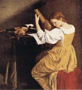 Orazio Gentileschi, The Lute Player